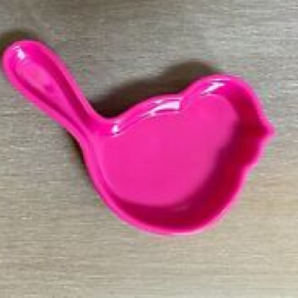 Nora Fleming Melamine Pink Bird Dish - NIB - Picture 5 of 5